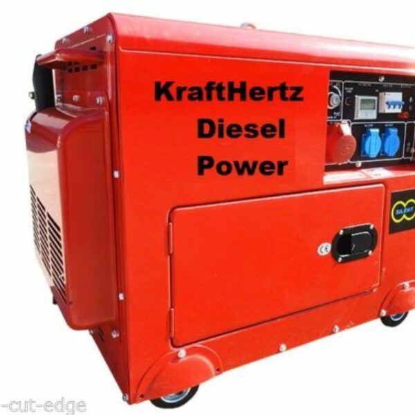 KH6600D 6 Kva Diesel Generator Kraft Hertz Super Silent 3 Phase