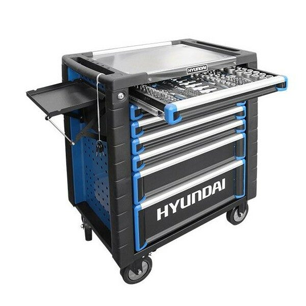 Hyundai HY292 291 Piece 7 Drawer Castor Mounted Roller Tool Chest Cabinet