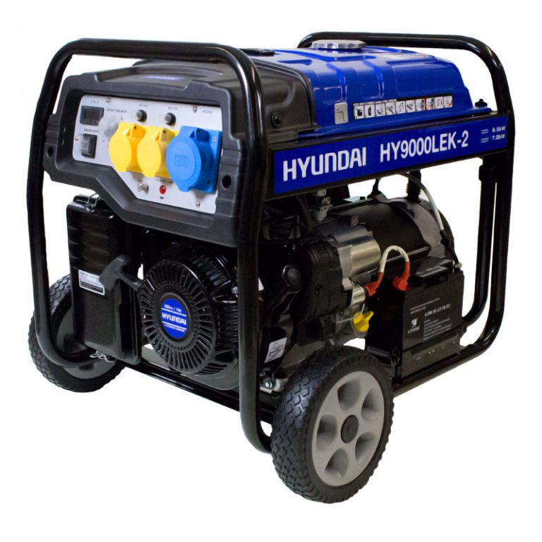 Hyundai HY9000LEk2 Petrol Generator 7.5kW Electric Start