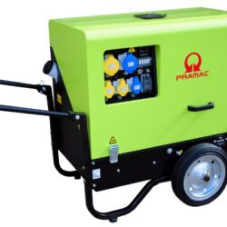 Pramac P6000s 230/115v Silent Portable Diesel Generator INCLUDES Trolley Kit
