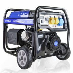 Hyundai HY10000LEK-2 The 8kW/10kVA* Recoil & Electric Start Site Petrol Generator