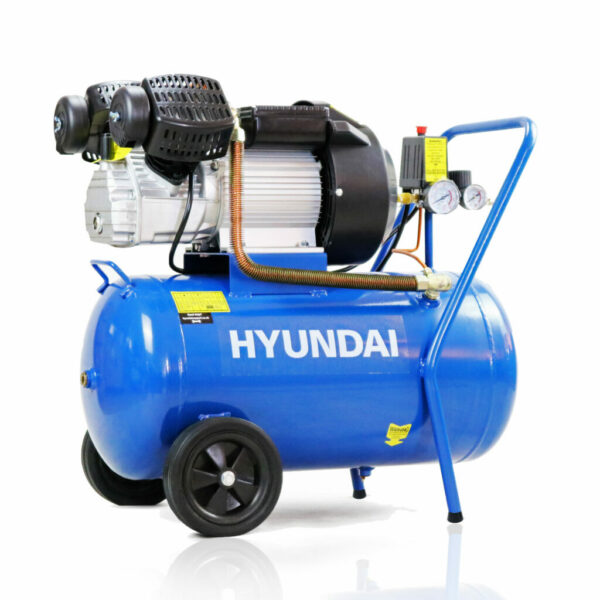 Hyundai 50 Litre Air Compressor, Direct Drive V-Twin - 14CFM, 3HP, 50l - HY3050V
