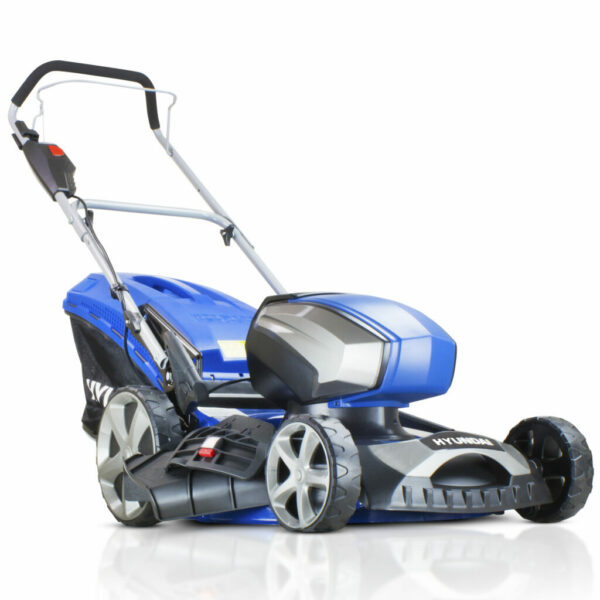 Hyundai HYM80LI460P 80V Lithium-Ion Cordless Battery Powered Lawn Mower 45cm Cutting Width With Battery and Charger