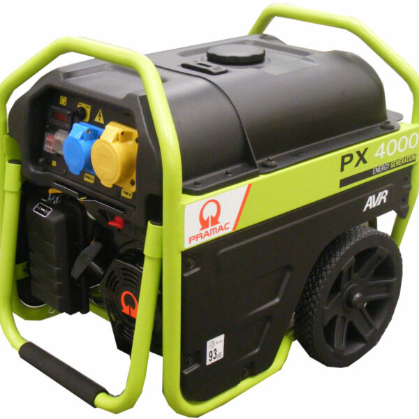 Pramac PX4000 2.7kw 230V / 110V AVR Petrol Generator