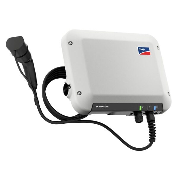 SMA single-phase AC EV charger 1.3 - 7.4kW 5m Type 2 cable