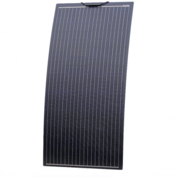 160W Black Reinforced Semi-Flexible Solar Panel With A Durable Etfe Coating – Arflxb-160M
