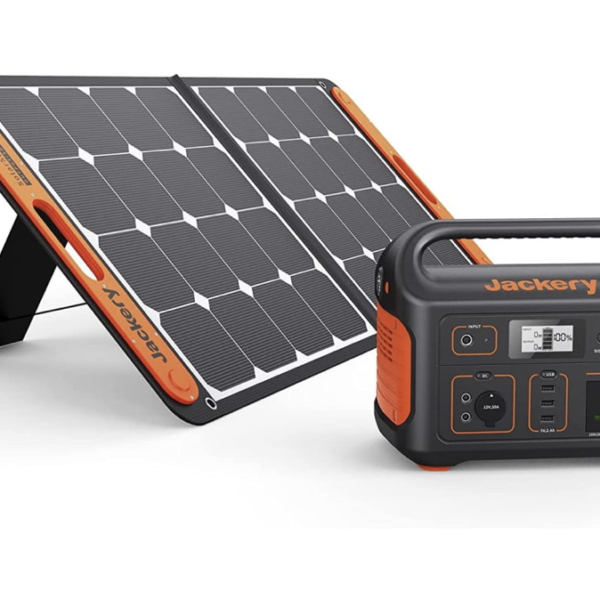 Jackery Explorer 500 Portable Power Station + SolarSaga 100W Solar Panel