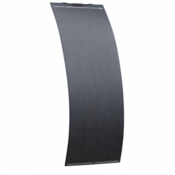 270W Black Semi-Flexible Fibreglass Solar Panel With Durable Etfe Coating