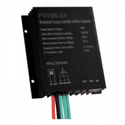 600W 24V Waterproof Wind Charge Controller / Regulator For 24V Wind Turbines Up To 600W