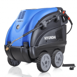 Hyundai HY155HPW-1 2610psi / 180bar Hot Pressure Washer, 110°c 2.8kW Commercial Triplex Power Washer | HY155HPW-1