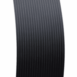 160w black semi-flexible fibreglass solar panel with round rear junction box and 3m cable, with durable etfe coating