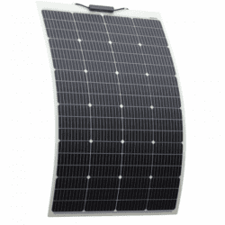150w semi-flexible fibreglass solar panel with durable etfe coating