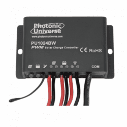 waterproof 10a 12v/24v solar charge controller / regulator for caravans, motorhomes, campervans, boat, yacht and marine applications