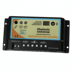 10a dual battery solar charge controller / regulator for 12v / 24v batteries