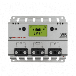 30a 12v/24v solar charge controller with lcd display for motorhomes, boats, lighting or off-grid solar systems