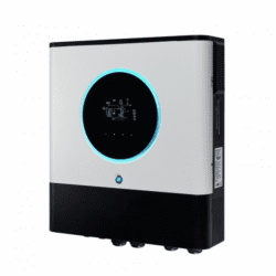 iconica 11000w 48v hybrid pure sine wave inverter with combined 11000w dual-input solar mppt controller, 150a solar charging current, 150a mains battery charger, dual ac inputs, parallel capability and inbuilt wi-fi mobile monitoring (no battery required)