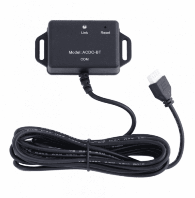 bluetooth module for monitoring and programming compatible mains, dc to