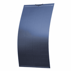 210W MCS Certified Black Semi-Flexible Solar Panel Top Junction Box
