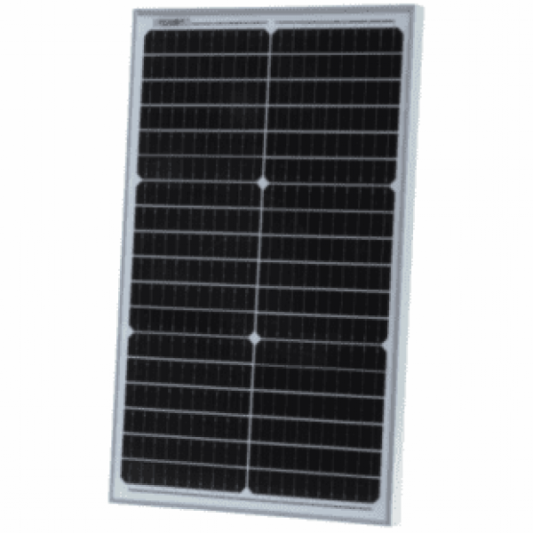 40W 12V Monocrystalline Solar Panel With 90Cm Cable