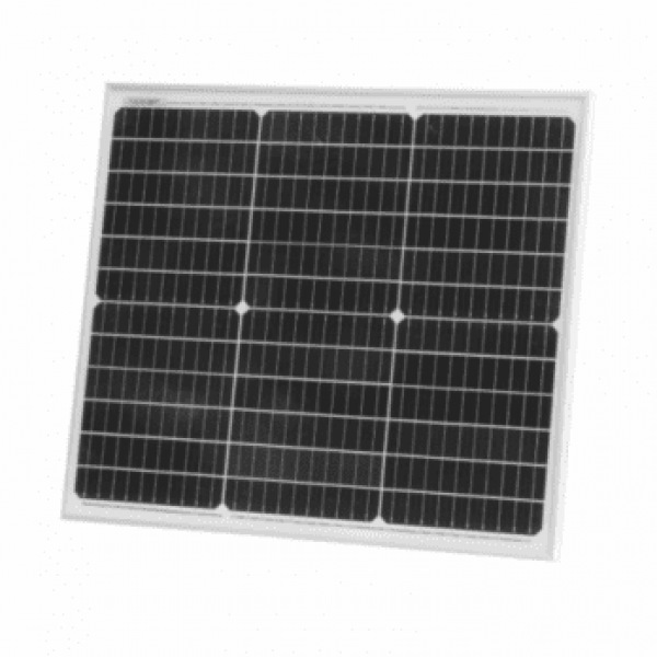 50W 12V Monocrystalline Solar Panel With 90Cm Cable