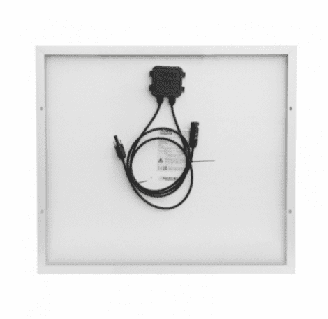 50W 12V Monocrystalline Solar Panel With 90Cm Cable - Image 2