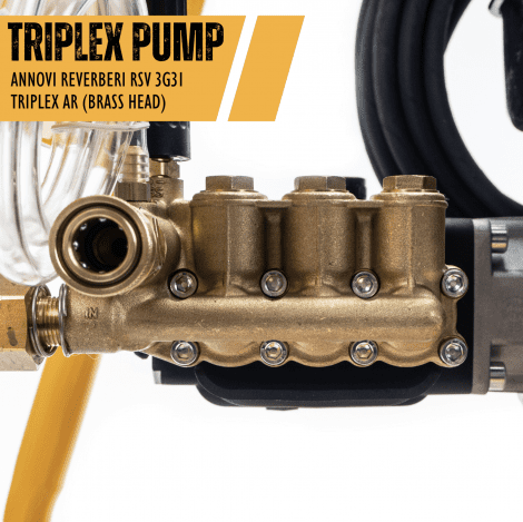 JCB Petrol Pressure Washer 3100psi / 213bar, Annovi Reverberi Triplex AR Pump, 10.7L/min Flow Rate, 224cc JCB Engine | - Image 4
