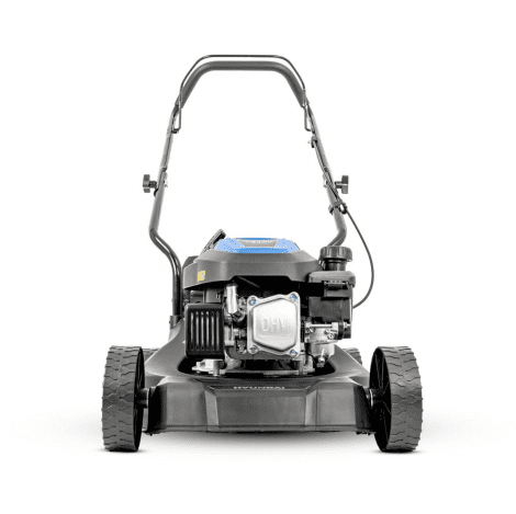 Hyundai 16’’ / 39cm Black Edition Hand Push Petrol Lawnmower, 131cc, 35L Grass Collect and Rear Discharge | HYM16130P - Image 4