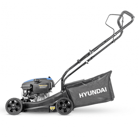 Hyundai 16’’ / 39cm Black Edition Hand Push Petrol Lawnmower, 131cc, 35L Grass Collect and Rear Discharge | HYM16130P - Image 7