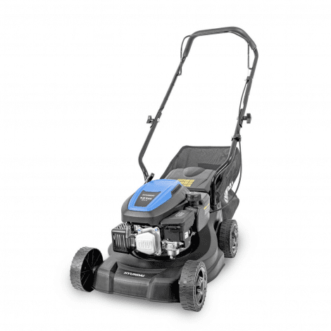 Hyundai 16’’ / 39cm Black Edition Hand Push Petrol Lawnmower, 131cc, 35L Grass Collect and Rear Discharge | HYM16130P - Image 8