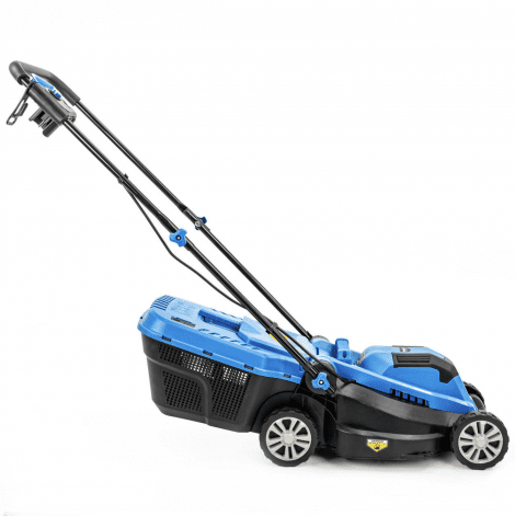 Hyundai 33cm 1300W Electric Lawn Mower, 11m Detachable Power Cable, 3 Heights & 30L Collection Bag | HYM3313E - Image 5
