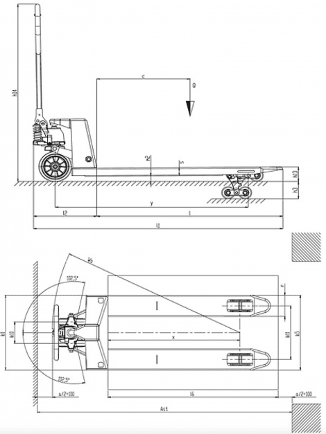 Pramac - GS - Manual Pallet Truck TAB0100Y000 - Image 14