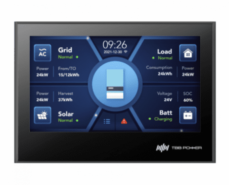 TBB Power 6.56Kw 48V Complete Off-Grid Solar Power System With 16 X 410W Sharp Solar Panels, 8Kw TBB Power Riiosun Hybrid Inverter And 4 X TBB Power Es100Ii 105Ah Batteries With Ip65 Cabinet - Image 2