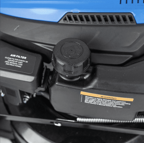Hyundai 17" / 43cm Black Edition Self-Propelled Petrol Lawnmower, 150cc, 4-in-1 Mulch, 45L Collect, Side and Rear Discharge | HYM17150SP - Image 9
