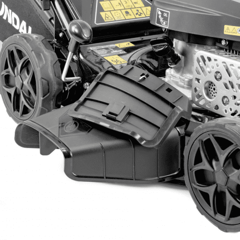 Hyundai 20’’ / 51cm Black Edition Self-Propelled Petrol Lawnmower, 200cc, 4-in-1 Cutting Options; Side and Rear Discharge, 60L Collect, Mulch | HYM20200SP - Image 11