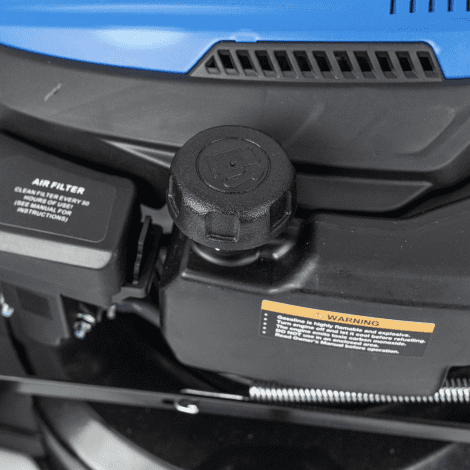 Hyundai 20’’ / 51cm Black Edition Self-Propelled Petrol Lawnmower, 200cc, 4-in-1 Cutting Options; Side and Rear Discharge, 60L Collect, Mulch | HYM20200SP - Image 14