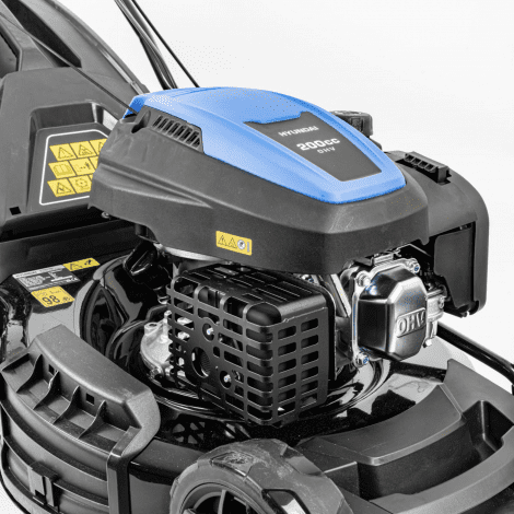 Hyundai 20’’ / 51cm Black Edition Self-Propelled Petrol Lawnmower, 200cc, 4-in-1 Cutting Options; Side and Rear Discharge, 60L Collect, Mulch | HYM20200SP - Image 2