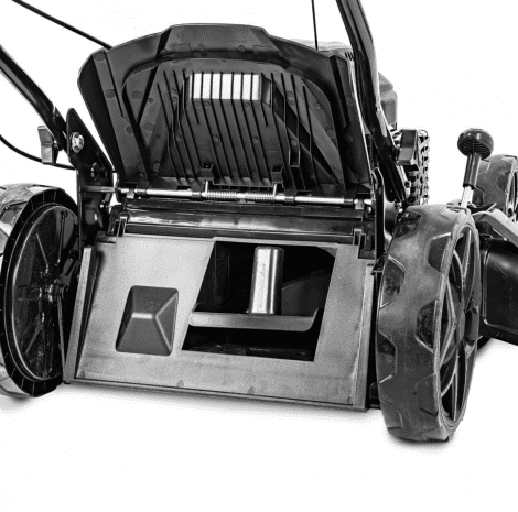 Hyundai 20’’ / 51cm Black Edition Self-Propelled Petrol Lawnmower, Electric Start, 200cc , 4-in-1 Mulch, 60L Collect, Side and Rear Discharge | HYM20200SPE - Image 13