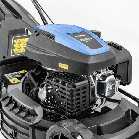 Hyundai 20’’ / 51cm Black Edition Self-Propelled Petrol Lawnmower, Electric Start, 200cc , 4-in-1 Mulch, 60L Collect, Side and Rear Discharge | HYM20200SPE - Image 14
