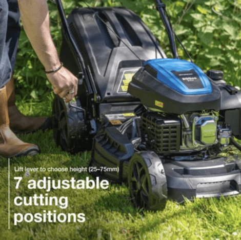 Hyundai 20’’ / 51cm Black Edition Self-Propelled Petrol Lawnmower, Electric Start, 200cc , 4-in-1 Mulch, 60L Collect, Side and Rear Discharge | HYM20200SPE - Image 23