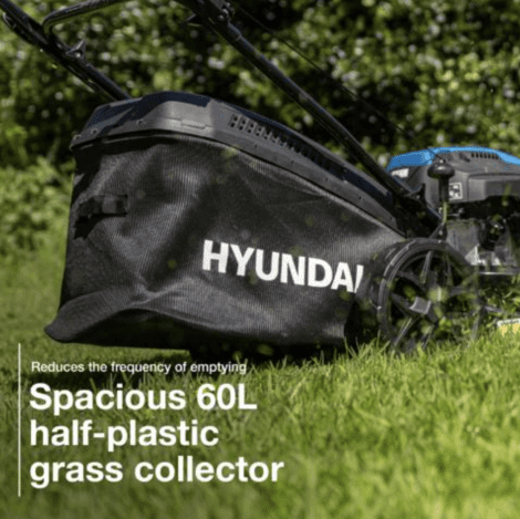 Hyundai 20’’ / 51cm Black Edition Self-Propelled Petrol Lawnmower, Electric Start, 200cc , 4-in-1 Mulch, 60L Collect, Side and Rear Discharge | HYM20200SPE - Image 25