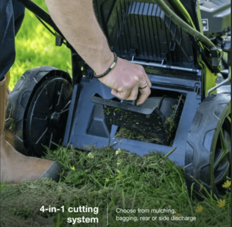 Hyundai 20’’ / 51cm Black Edition Self-Propelled Petrol Lawnmower, Electric Start, 200cc , 4-in-1 Mulch, 60L Collect, Side and Rear Discharge | HYM20200SPE - Image 27