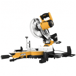 JCB 254mm 10" Electric Sliding Mitre Saw, Corded, 2000W, 230-240V | 21-MS-254SB