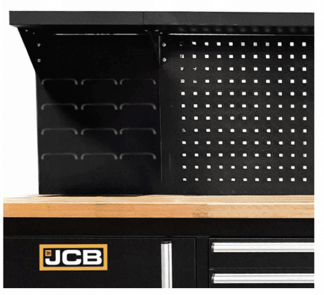 JCB JCB-01Y0109 Workshop Table Trolley and Tool Cabinet, 10 Drawers - Image 4