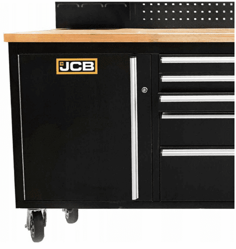 JCB JCB-01Y0109 Workshop Table Trolley and Tool Cabinet, 10 Drawers - Image 5