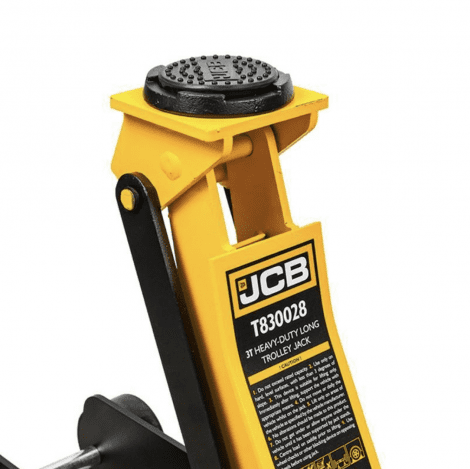JCB 3 Tonne Hydraulic Long Trolley Jack, Heavy-duty, 525mm Max. Lift | JCB-T830028 - Image 7