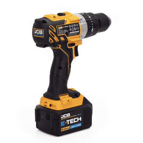 JCB 18V Brushless Combi Drill, Impact Driver & Hammer Drill Kit, 2 x 5Ah Li-Ion Batteries, Charger and 26'' Kit Bag| 21-18BL3PK-5 - Image 6