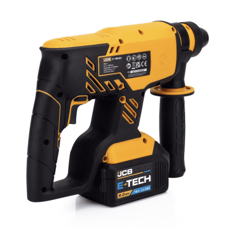 JCB 18V Brushless Combi Drill, Impact Driver & Hammer Drill Kit, 2 x 5Ah Li-Ion Batteries, Charger and 26'' Kit Bag| 21-18BL3PK-5 - Image 8