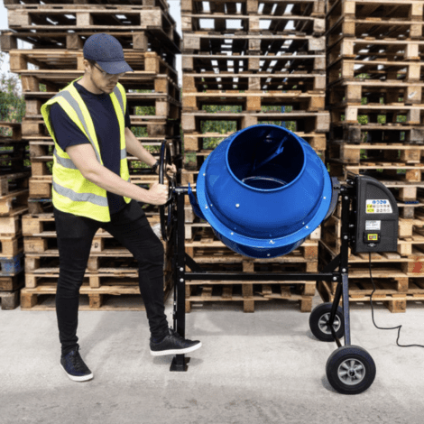 Hyundai 650w 160L Portable Electric Cement Concrete Mixer 230v | HYCM160E - Image 19