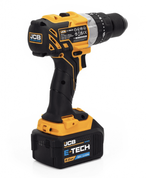 JCB 18V Cordless Combi Drill, Impact Driver & Multi-Tool Kit, 2x 5.0Ah Li-Ion Batteries, Charger, 26'' Kit Bag | 21-18TPKMT-5 - Image 6