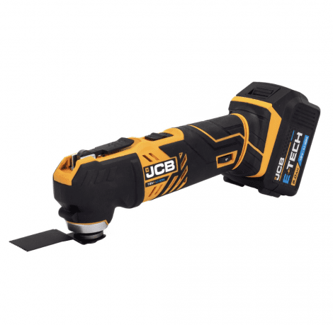 JCB 18V Cordless Combi Drill, Impact Driver & Multi-Tool Kit, 2x 5.0Ah Li-Ion Batteries, Charger, 26'' Kit Bag | 21-18TPKMT-5 - Image 7